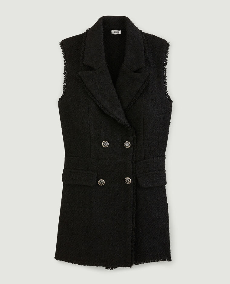 Combishort tweed noir - Pimkie