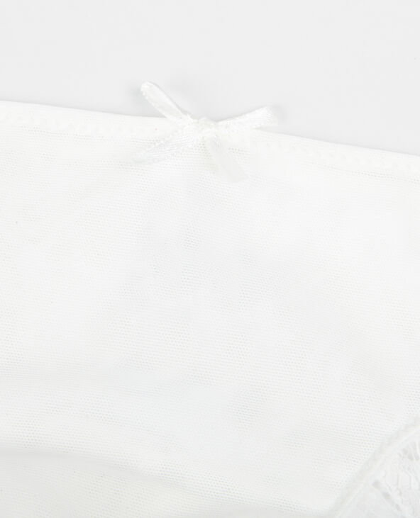 Culotte en dentelle blanc - Pimkie