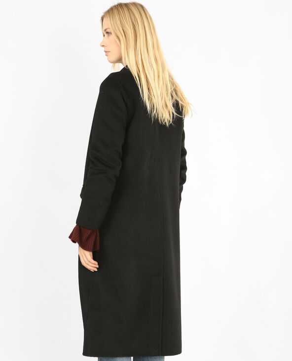 Manteau long noir - Pimkie