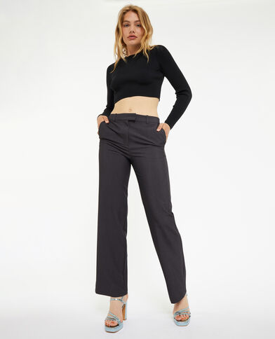 Pantalon de costume droit gris clair - Pimkie