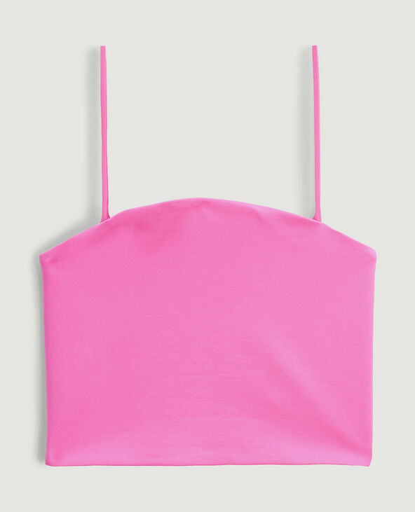 Brassière fines bretelles rose fluo - Pimkie