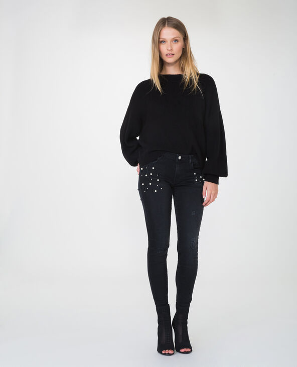 Pull oversized noir - Pimkie