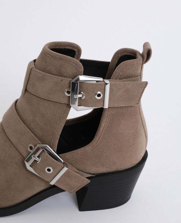 Bottines style western beige - Pimkie