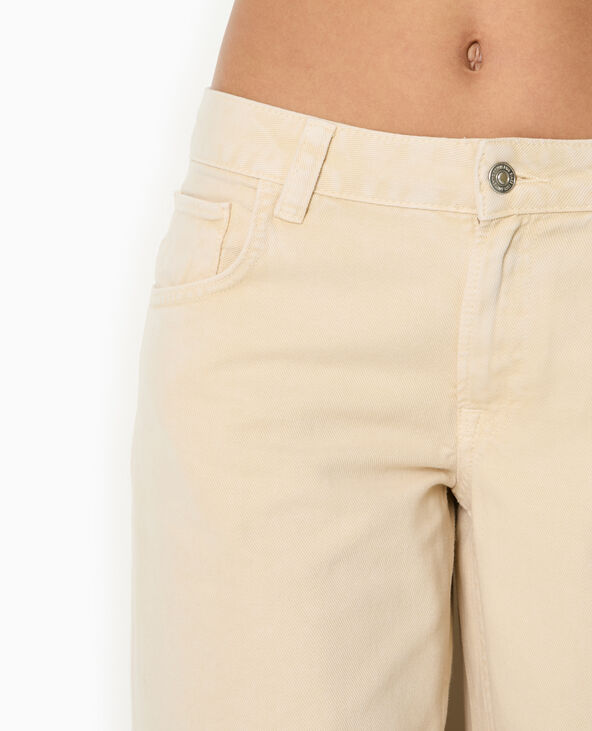 Jean wide extra large taille basse taupe - Pimkie