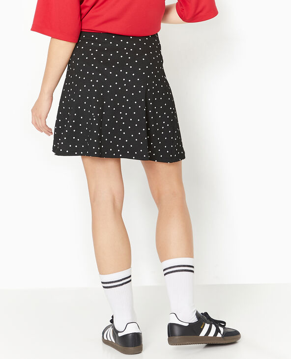 Jupe danseuse motif pois noir - Pimkie