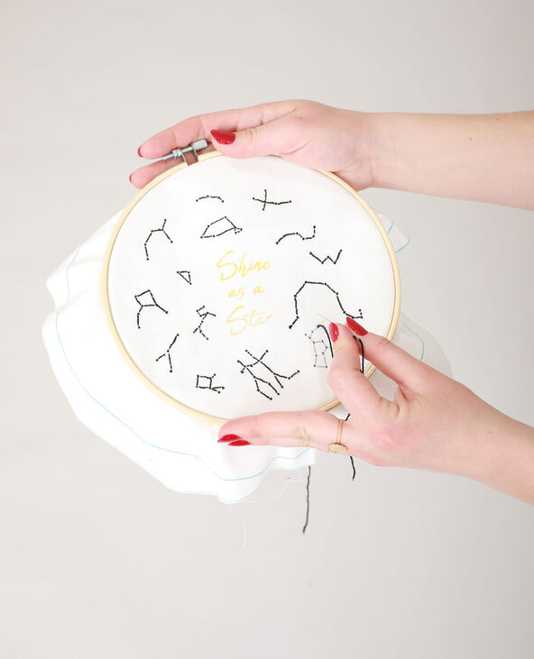 Kit de broderie constellation noir - Pimkie