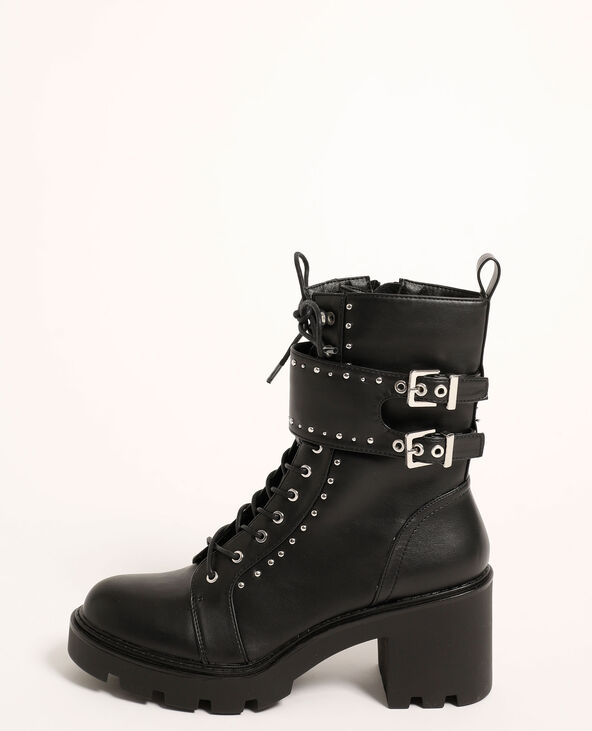 Boots brides cloutées hot sale