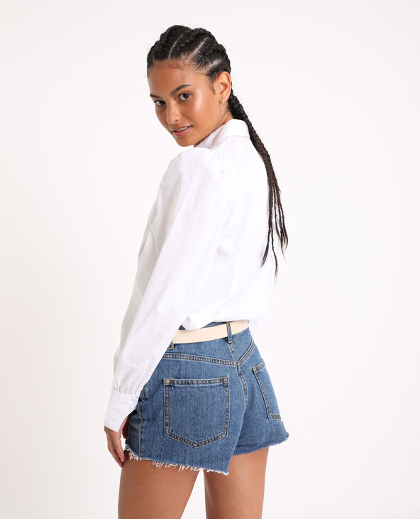 Chemise à manches bouffantes blanc - Pimkie