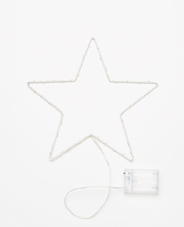 Etoile lumineuse blanc - Pimkie