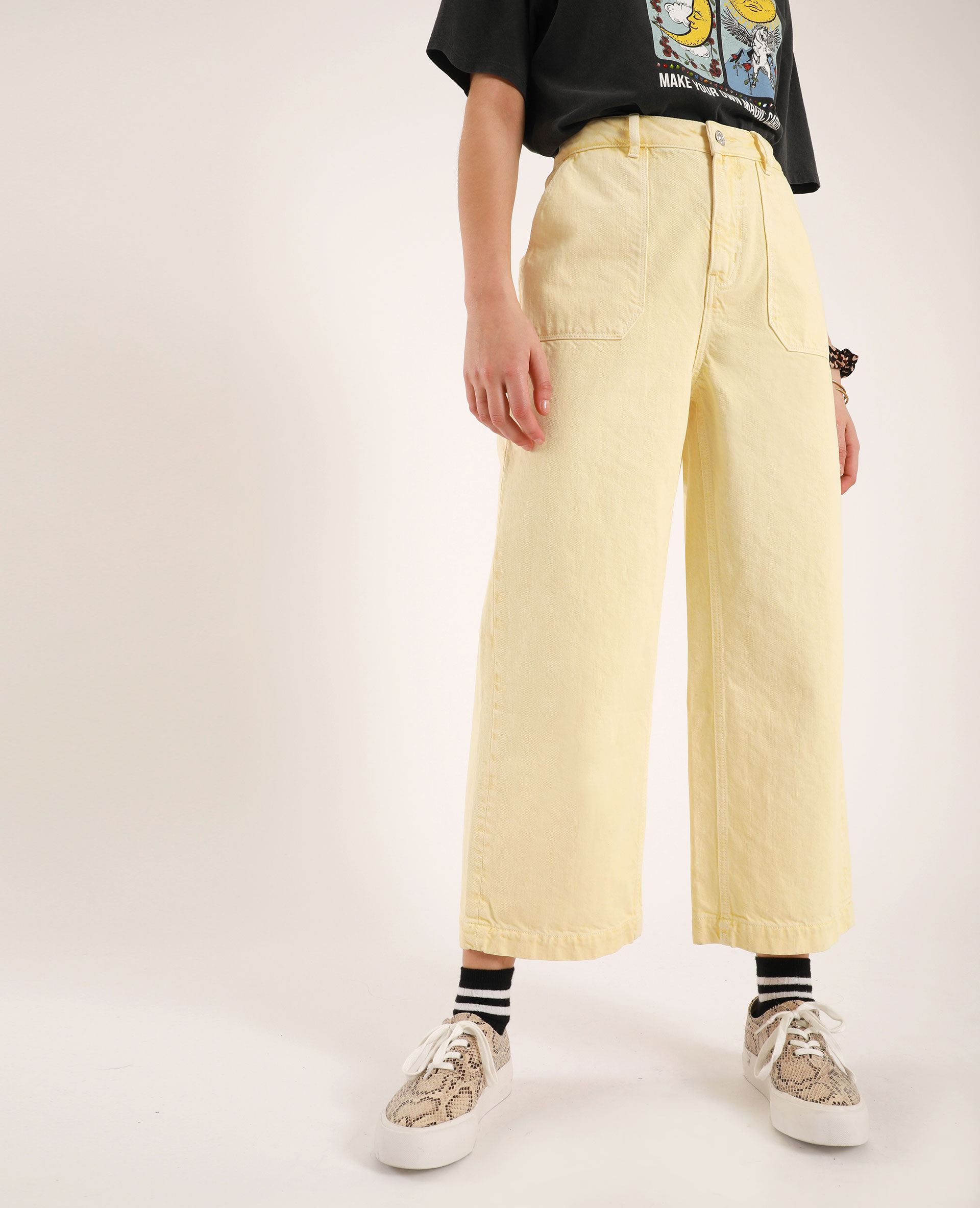 Jean wide leg beige - 141111070A00 | Pimkie
