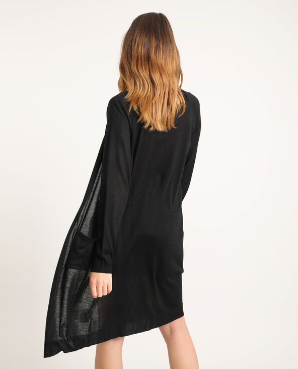 Gilet long noir - Pimkie