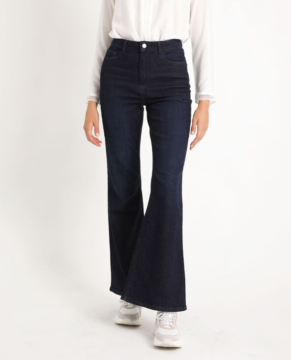Jean flare high waist bleu - Pimkie