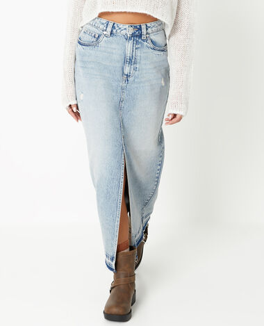Jupe en jean on sale femme pimkie