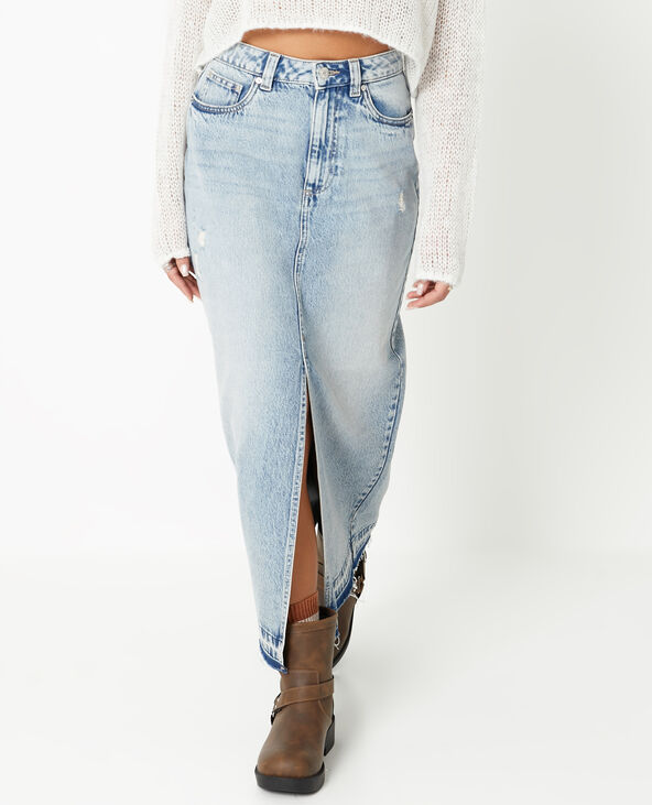 Jupe en jean bleu clair hotsell