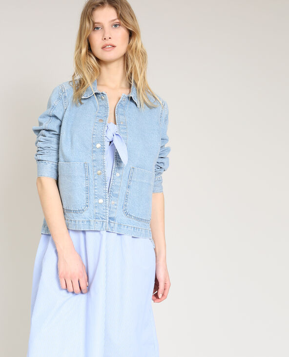 Veste en jean bleu - Pimkie