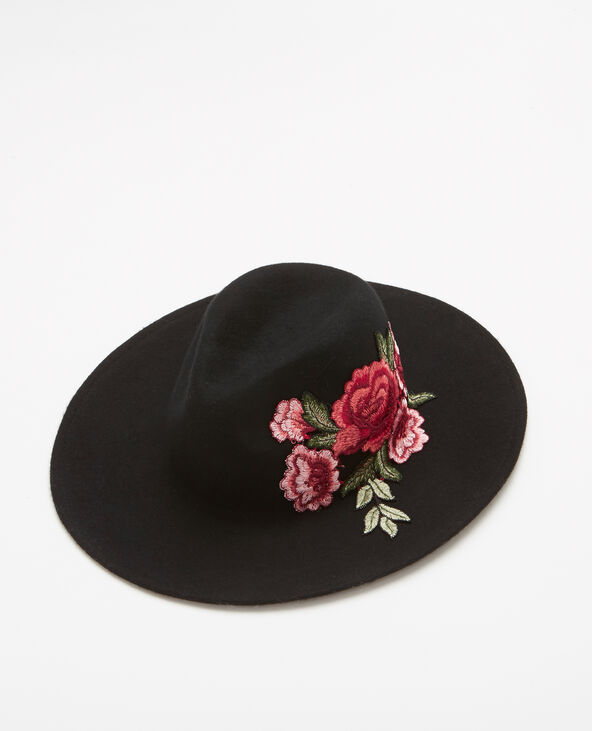Fedora à patch noir - Pimkie