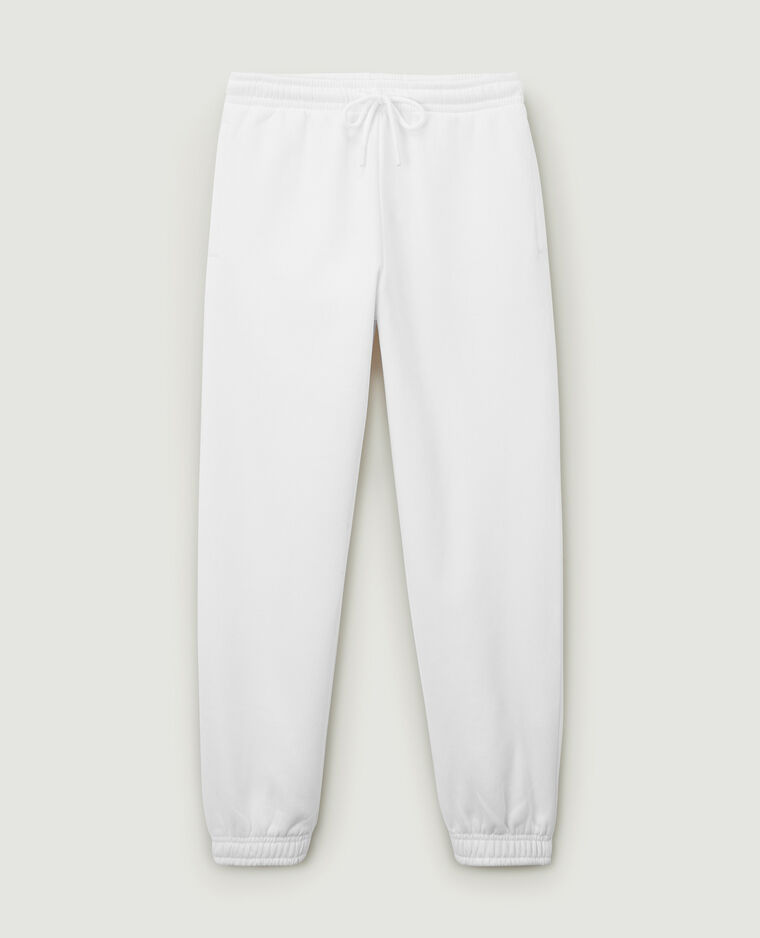 Pantalon de jogging en molleton blanc - Pimkie