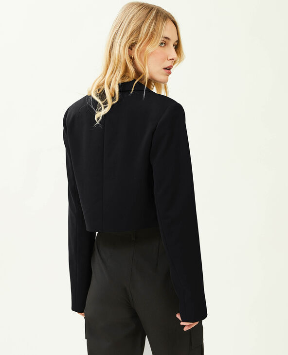 Veste blazer courte noir - Pimkie