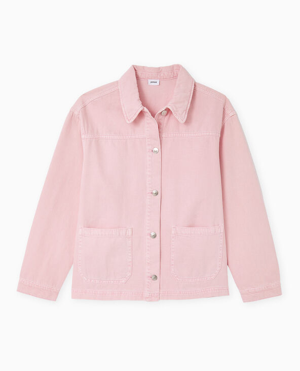 Surchemise en toile rose clair - Pimkie