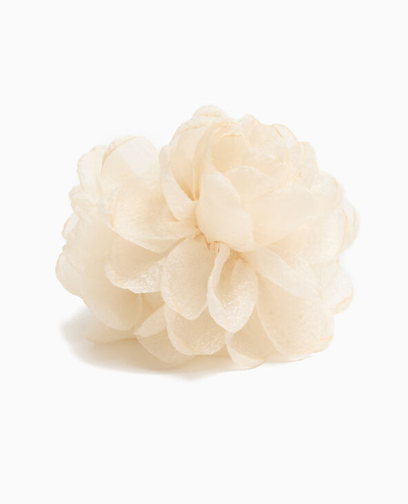 Pince crocodile Fleur écru - Pimkie