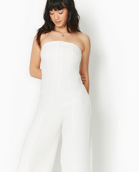 Combinaison bustier blanc - Pimkie