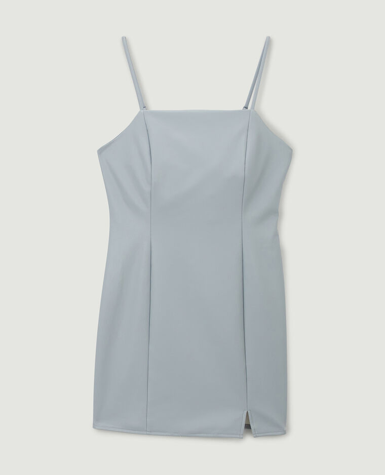 Robe courte en simili gris - Pimkie