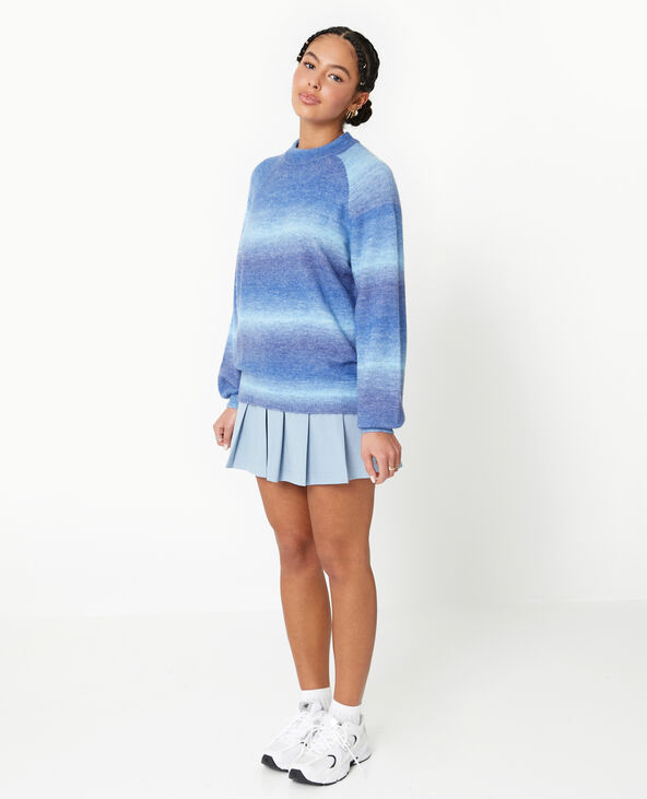 Pull en maille effet dégradé bleu - Pimkie