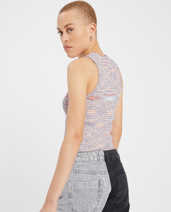 Top sans manche en maille lilas - Pimkie