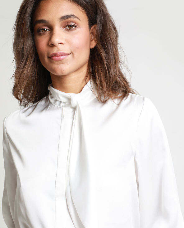 Chemise satinée blanc - Pimkie