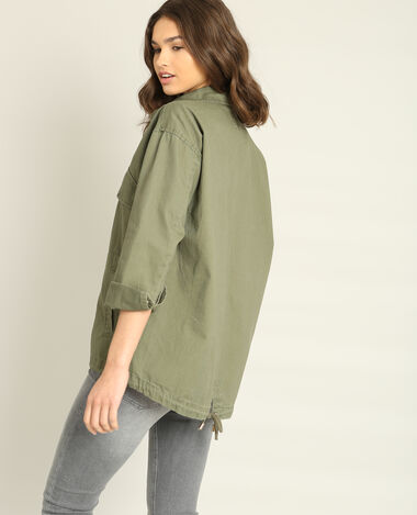 Veste army vert de gris - Pimkie