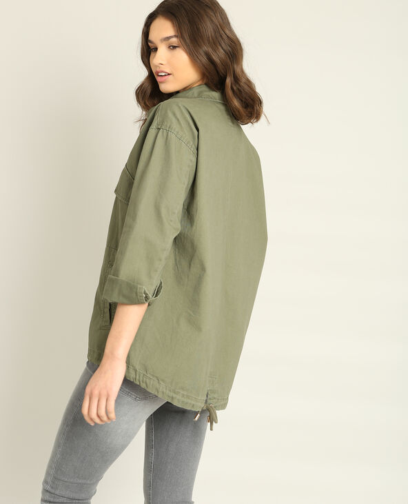 Veste army vert de gris - Pimkie