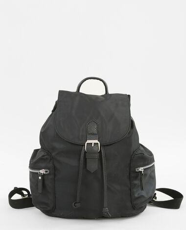 Sac à dos satiné noir - Pimkie