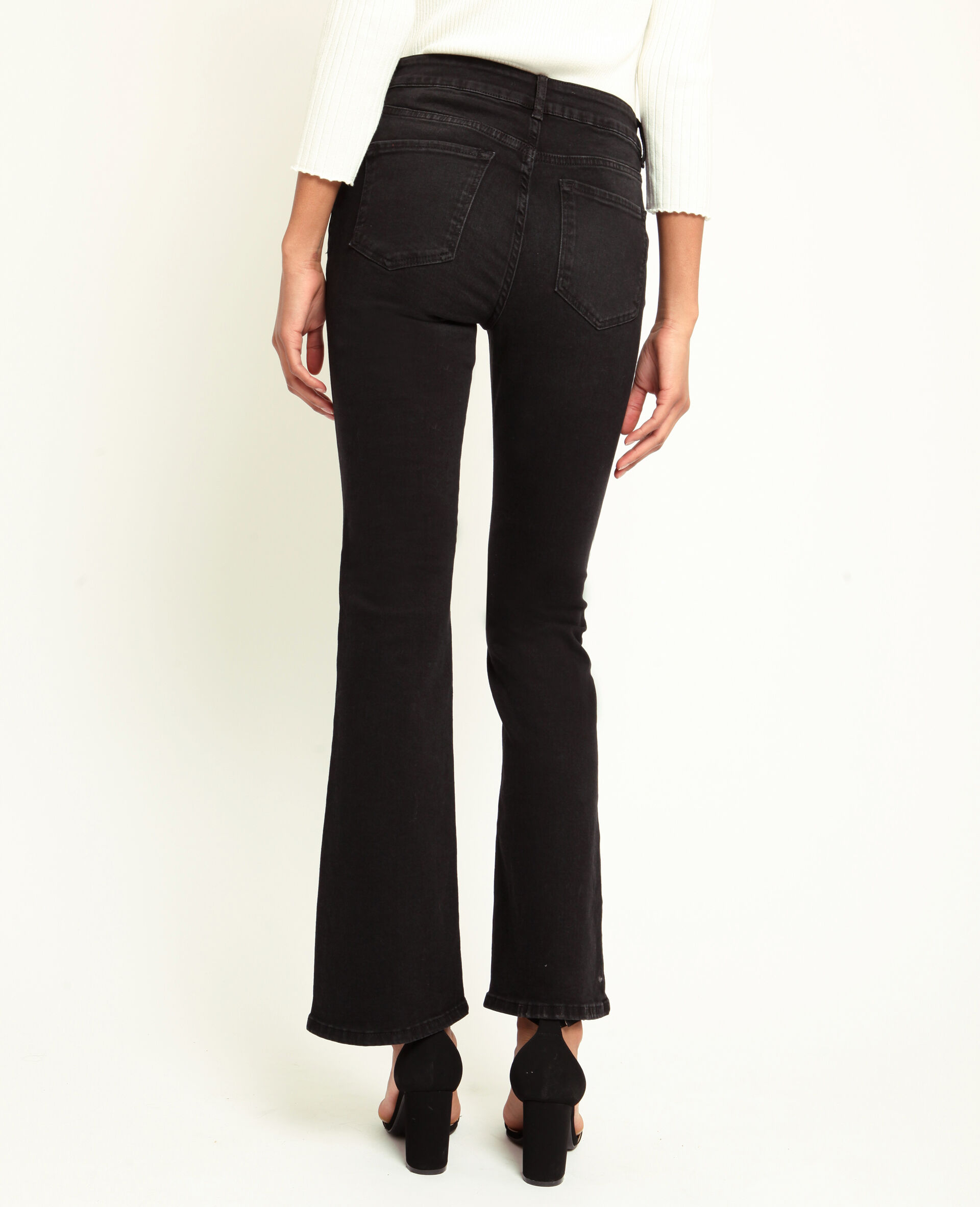 Pantalon bootcut noir