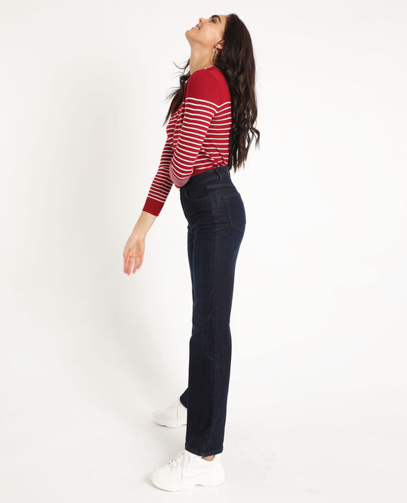 Pull rayé rouge - Pimkie