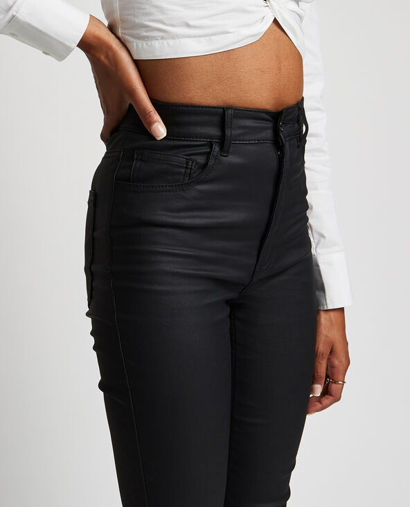Jean skinny enduit noir - Pimkie