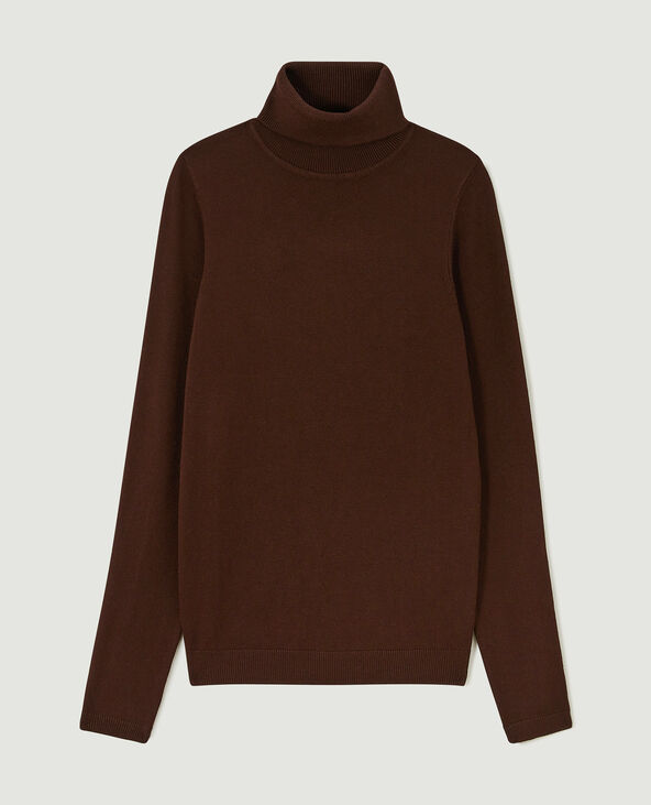 Pull à col roulé marron - Pimkie