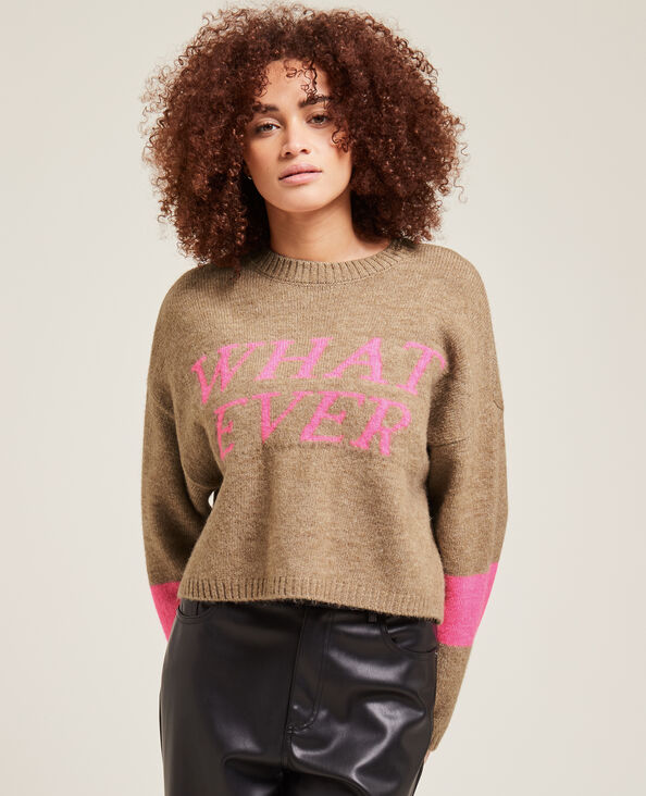 Pull court avec message camel - Pimkie