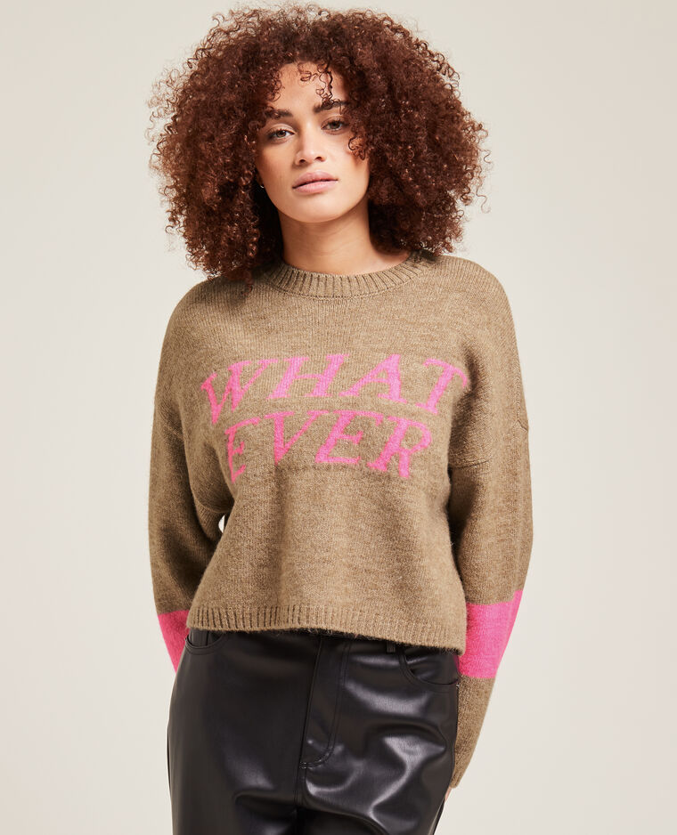 Pull court avec message camel - Pimkie