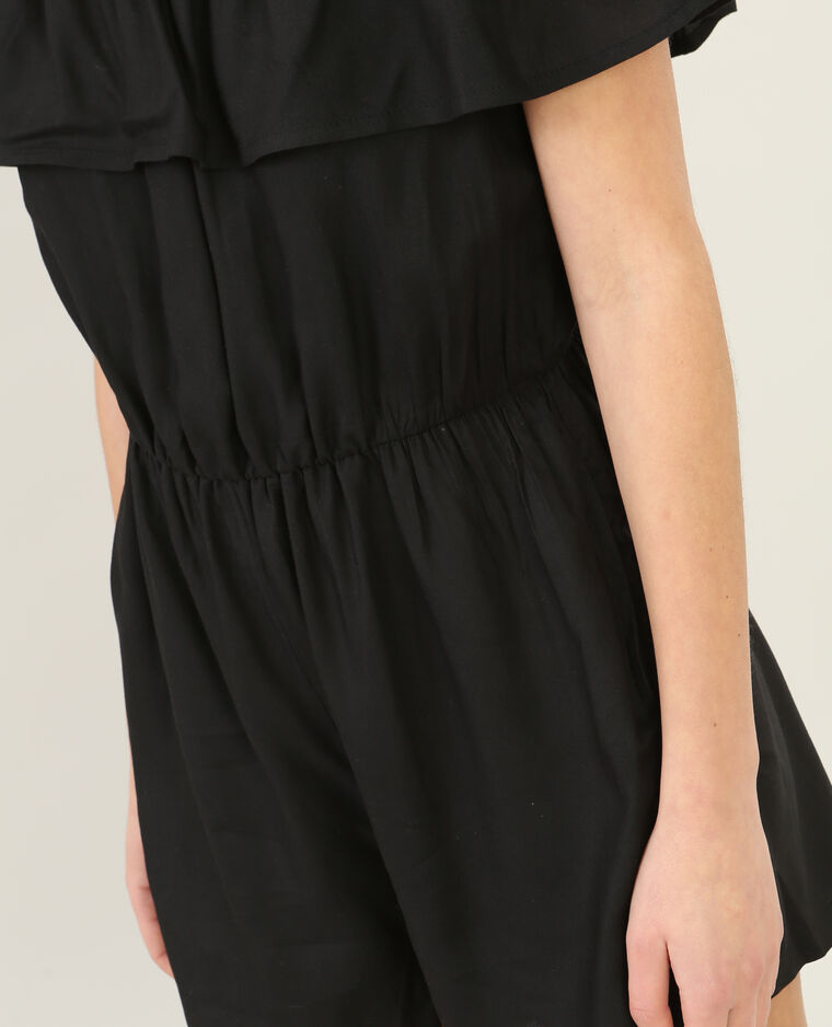 Combishort col bardot noir - Pimkie