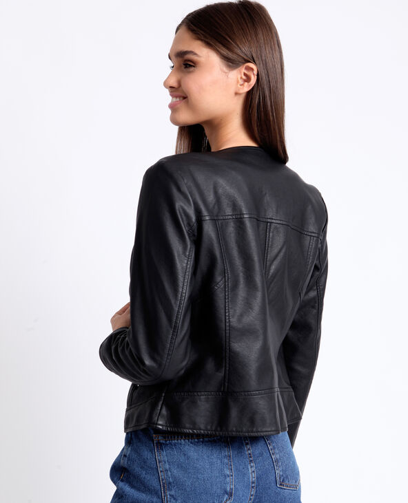 Veste en simili cuir