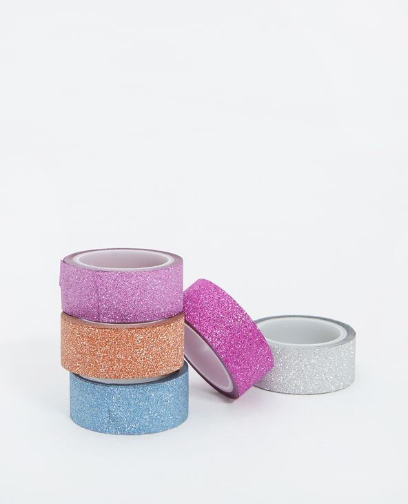 Lot de 5 masking tape bleu - Pimkie