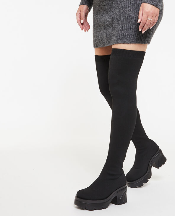 Cuissarde en maille clearance
