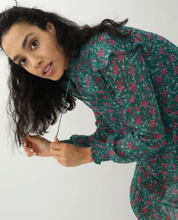 Robe tunique vert foncé - Pimkie