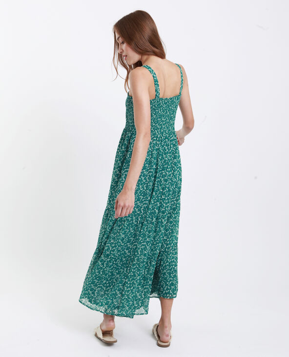 Robe longue fleurie