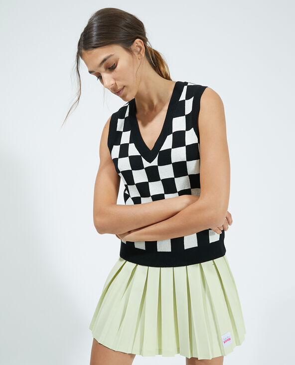 Pull fin sans manche noir - Pimkie