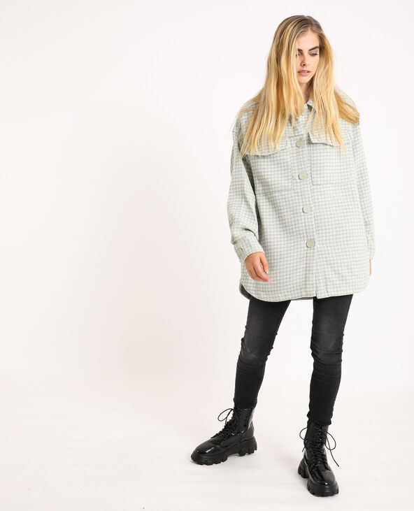 Surchemise vert de gris - Pimkie