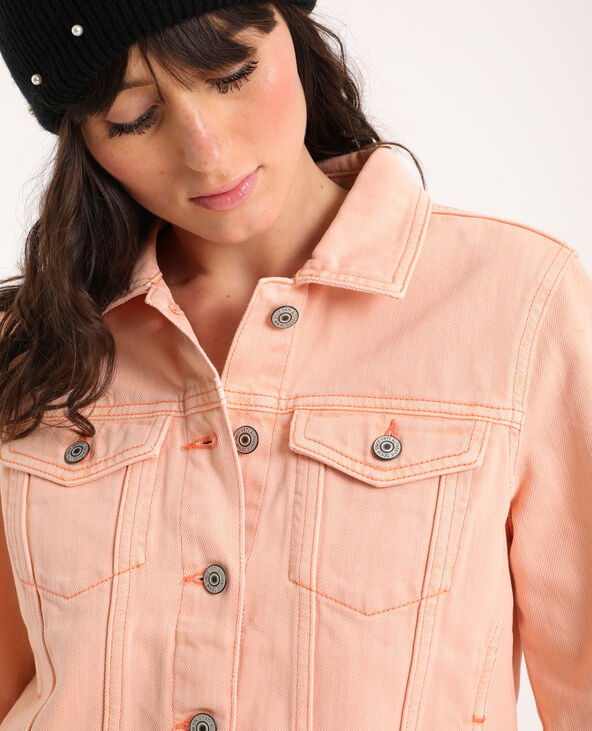Veste en jean rose clair - Pimkie