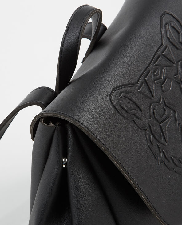 Sac à dos tête de tigre noir - Pimkie