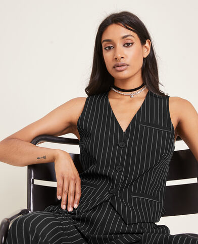 Gilet sans manches noir - Pimkie
