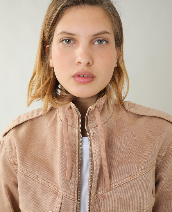 Veste en jean camel - Pimkie